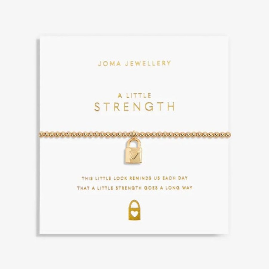 Jewellery & Accessories Joma Jewellery | Joma Jewellery - Gold A Little Strength Bracelet