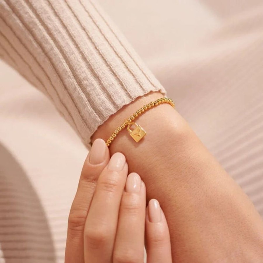 Jewellery & Accessories Joma Jewellery | Joma Jewellery - Gold A Little Strength Bracelet