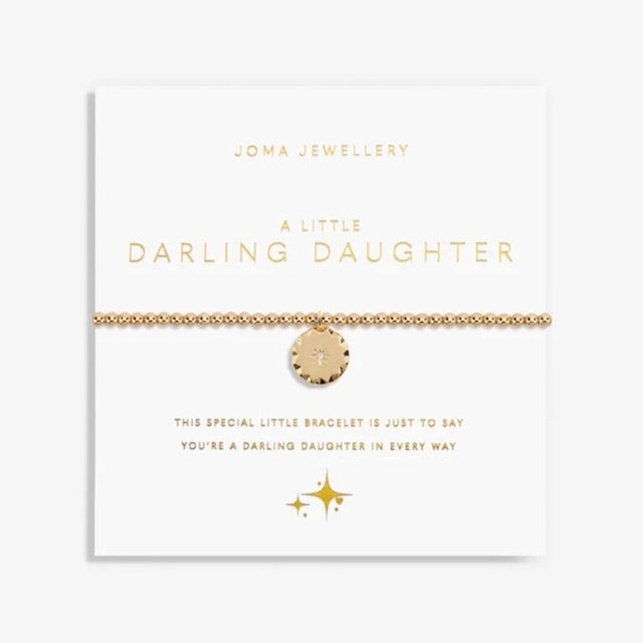 Jewellery & Accessories Joma Jewellery | Joma Jewellery - Gold A Little Darling Daughter Bracelet