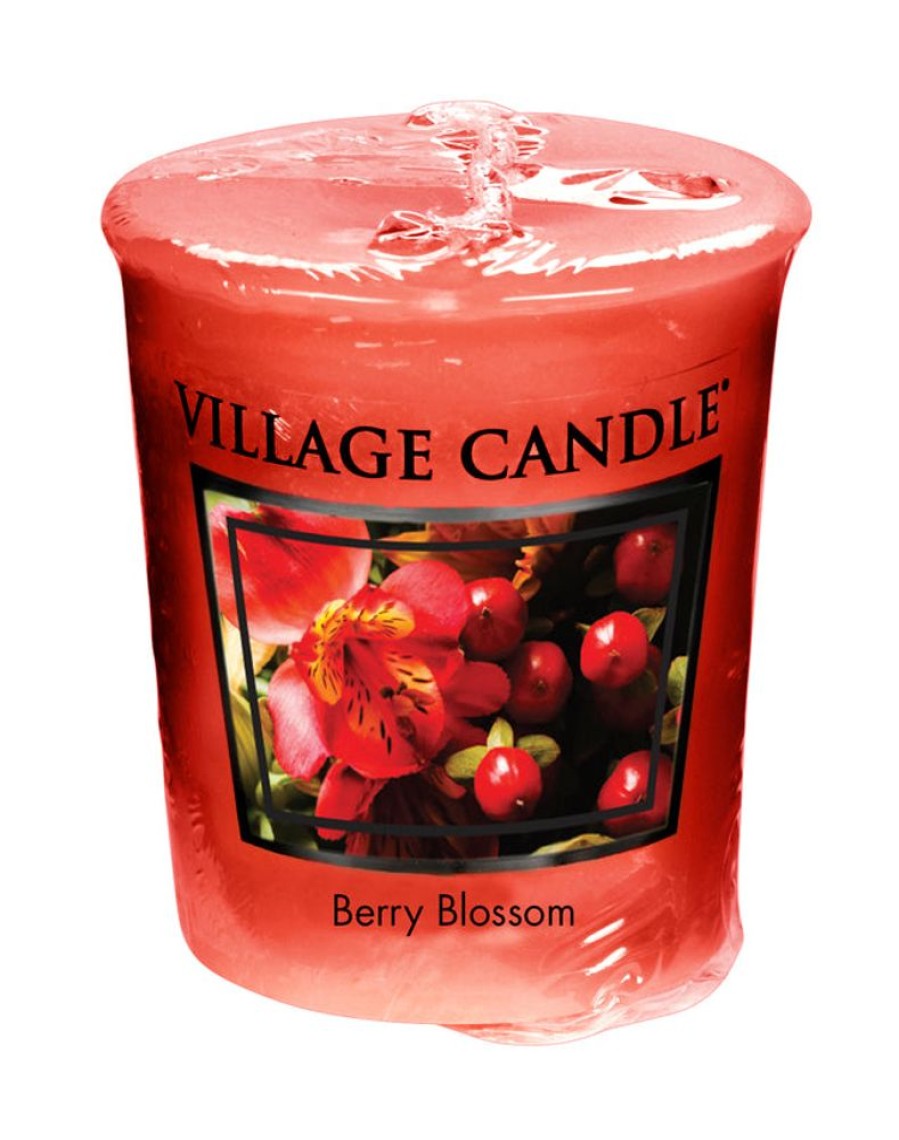 Home Fragrance Village Candle Votive Candles | Village Candle Votive - Berry Blossom