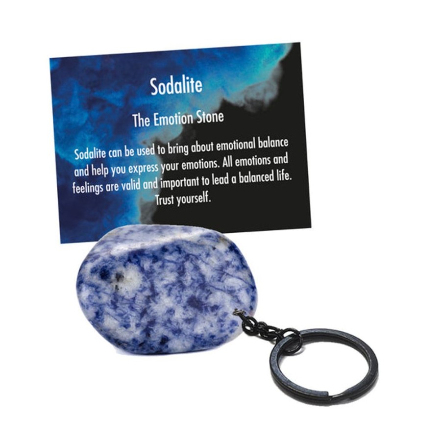 Jewellery & Accessories Cello | Cello Gemstone Keyrings - Sodalite