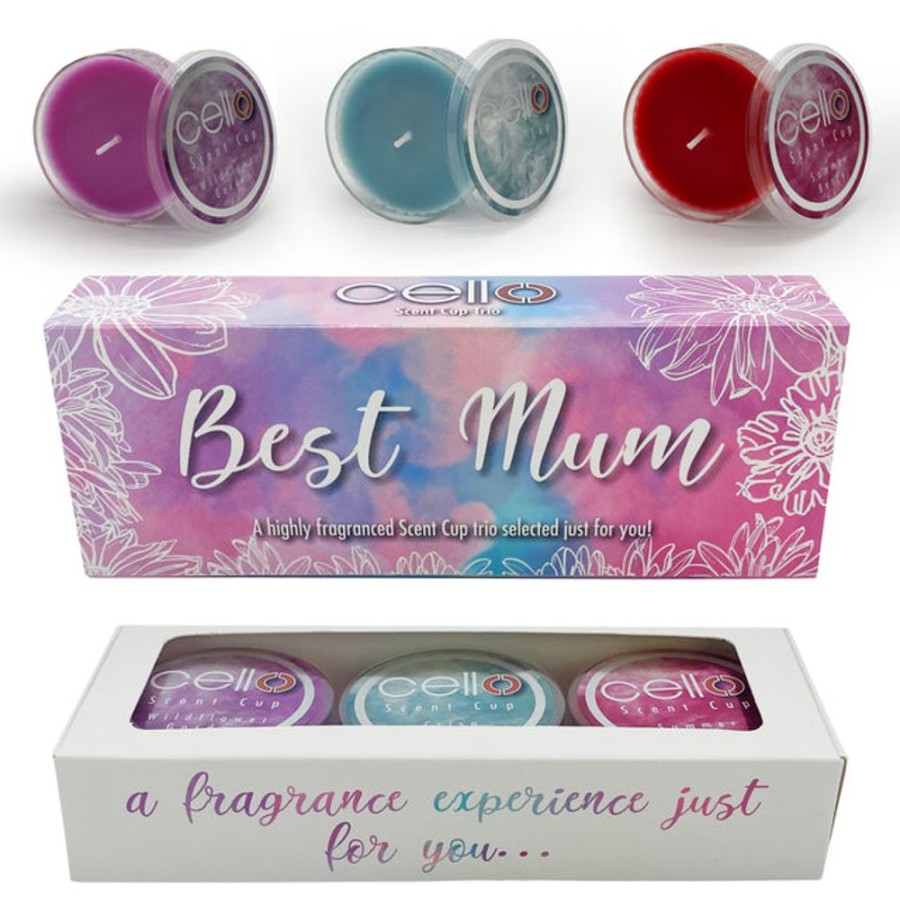 Home Fragrance Cello Scent Cups | Cello Scent Cup Trio - Best Mum