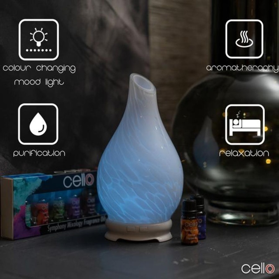 Home Fragrance Cello Ultrasonic Diffusers | Cello Ultrasonic Diffuser - Marble Art