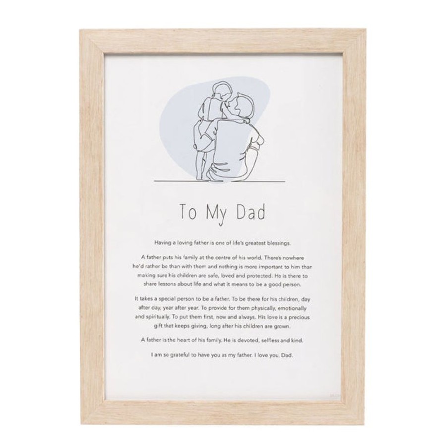 Homeware Splosh Frames | Splosh Gift Of Words - To My Dad