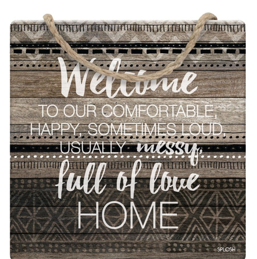 Homeware Splosh Plaques | Splosh Tribal Hanging Sign - Full Of Love