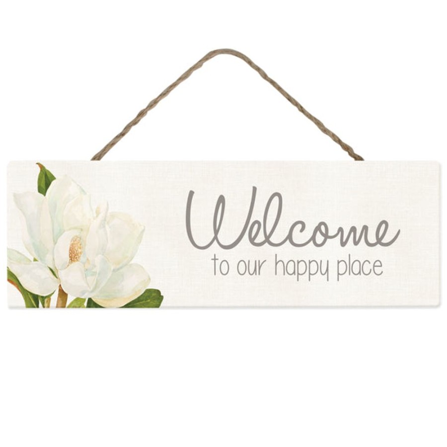 Homeware Splosh Plaques | Splosh Magnolia Hanging Sign - Welcome