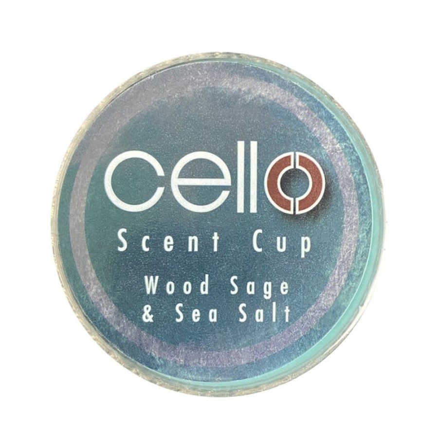 Home Fragrance Cello Scent Cups | Cello Scent Cup - Wood Sage & Sea Salt