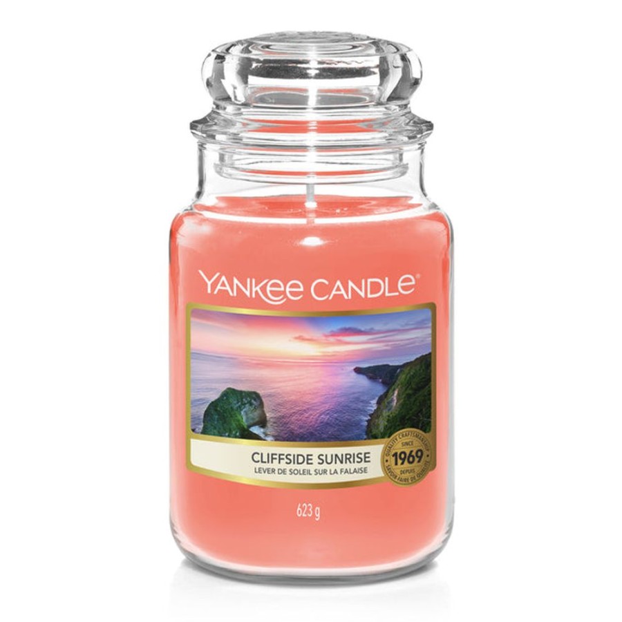 Home Fragrance Yankee Large Candle Jars | Yankee Candle Large Jar - Cliffside Sunrise