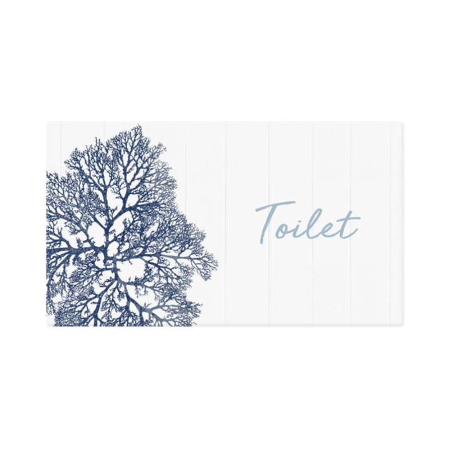 Homeware Splosh Plaques | Splosh Hamptons Door Plaque - Toilet