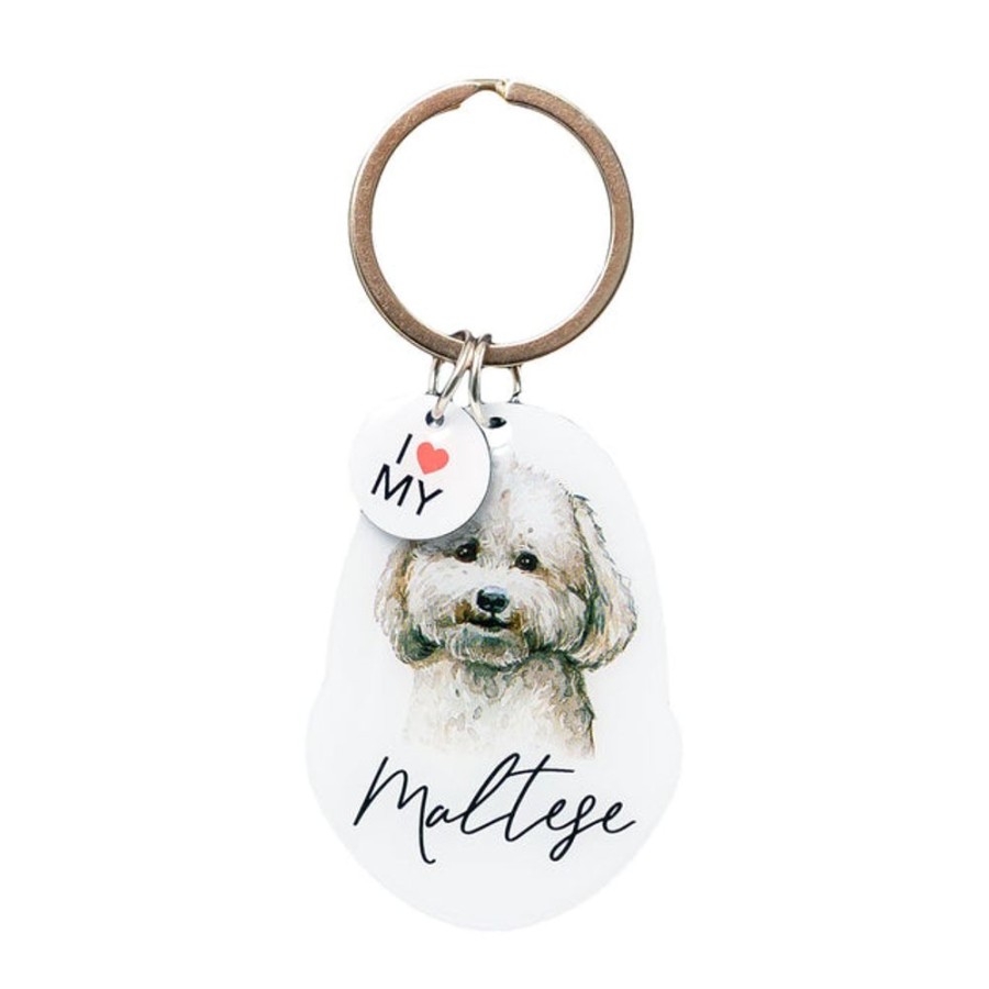 Jewellery & Accessories Splosh | Splosh Pet Keyring - Maltese