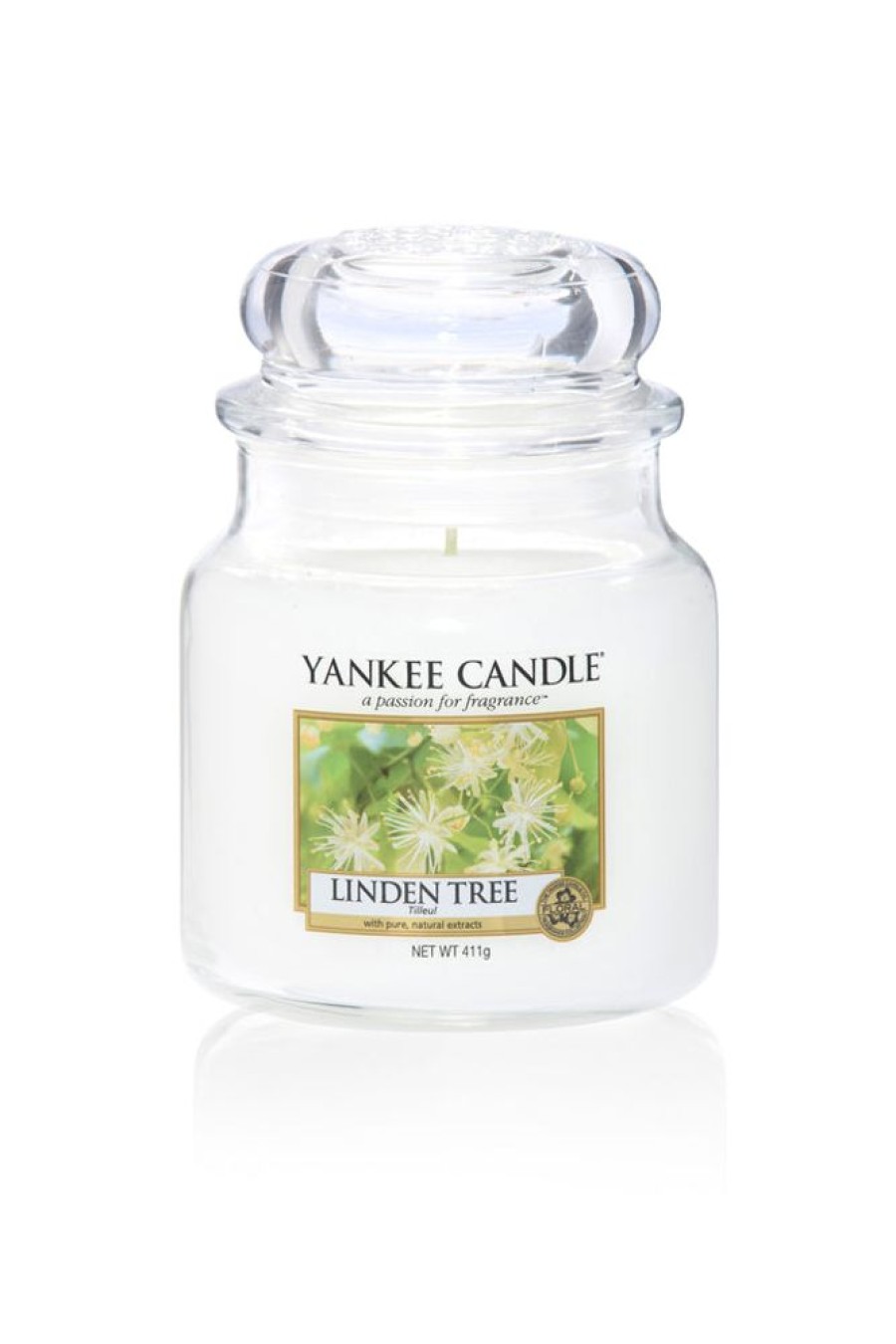 Home Fragrance Yankee Medium Candle Jars | Yankee Candle Medium Jar - Linden Tree