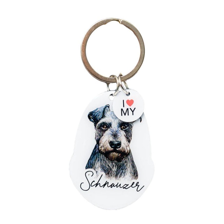 Jewellery & Accessories Splosh | Splosh Pet Keyring - Schnauzer