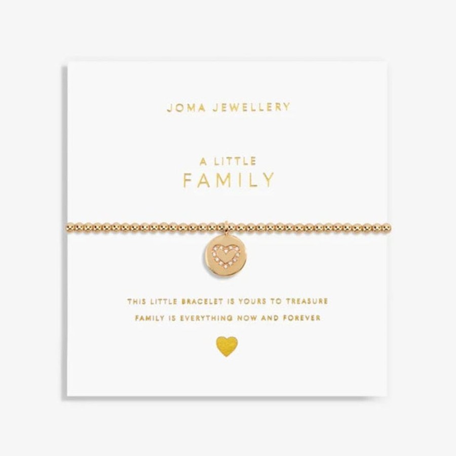 Jewellery & Accessories Joma Jewellery | Joma Jewellery - Gold A Little Family Bracelet