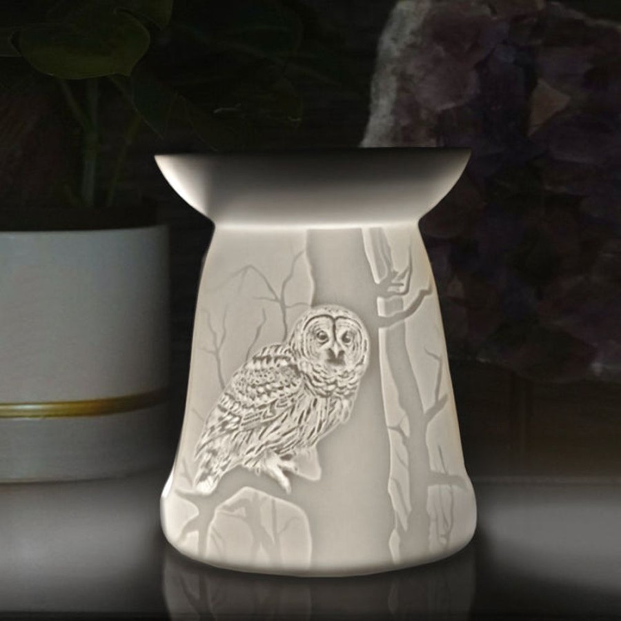 Home Fragrance Cello Tealight Wax Melt Burners | Cello Porcelain Wax Melt Burner - Nocturnal