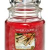 Home Fragrance Yankee Medium Candle Jars | Yankee Candle Sparkling Cinnamon Medium Jar