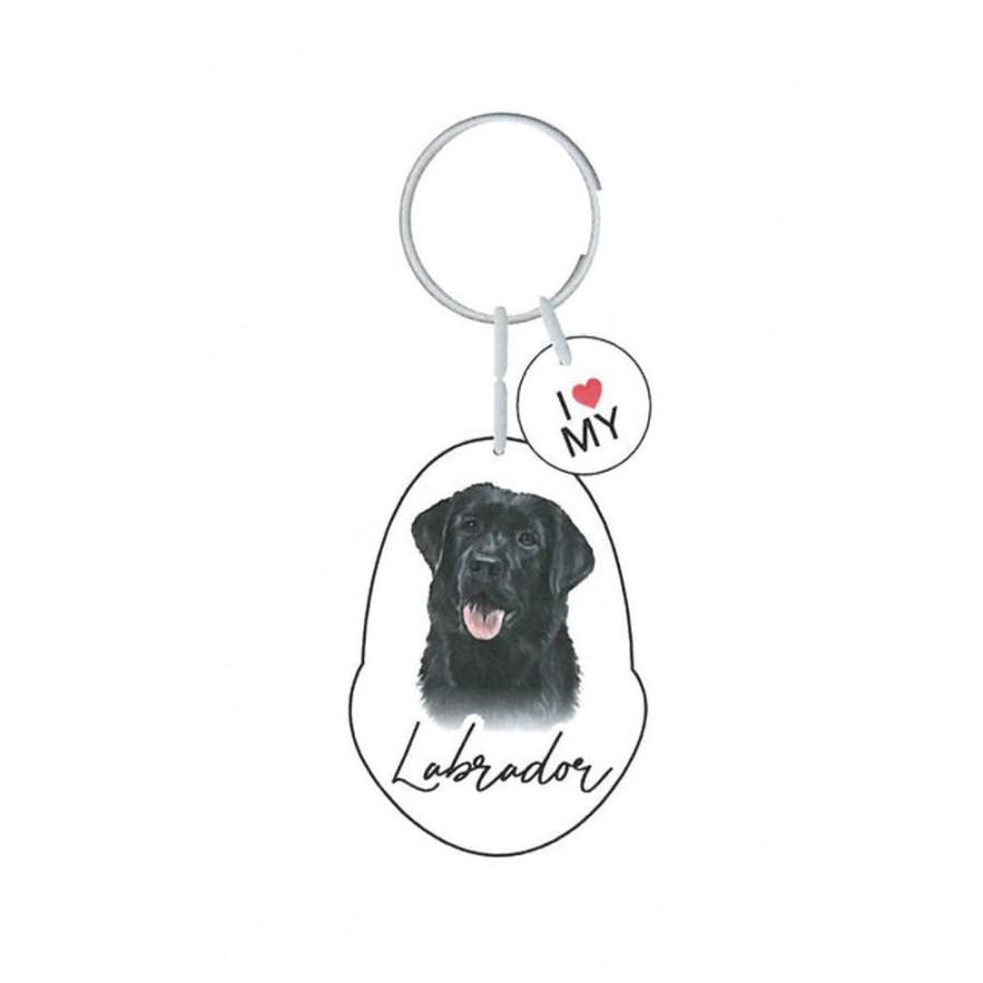 Jewellery & Accessories Splosh | Splosh Pet Keyring - Black Labrador