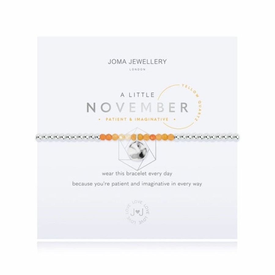 Jewellery & Accessories Joma Jewellery | Joma Jewellery Bracelet - A Little Birthstone November Yellow Quartz