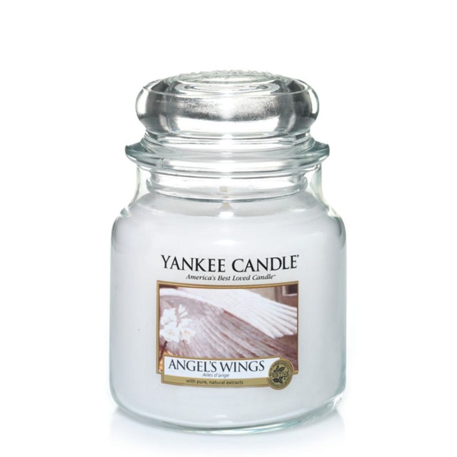 Home Fragrance Yankee Medium Candle Jars | Yankee Candle Angel Wings Medium Jar