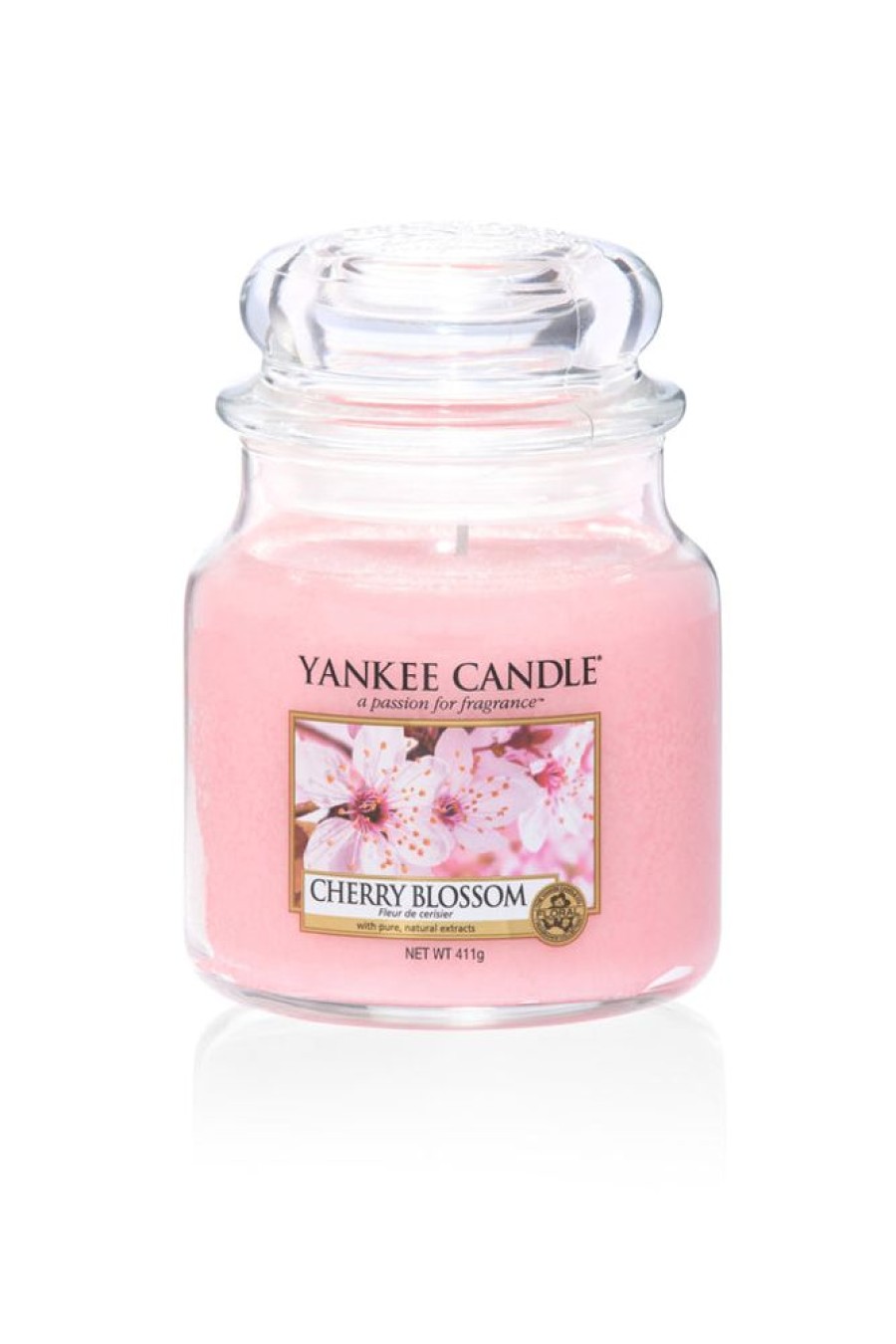 Home Fragrance Yankee Medium Candle Jars | Yankee Candle Medium Jar - Cherry Blossom