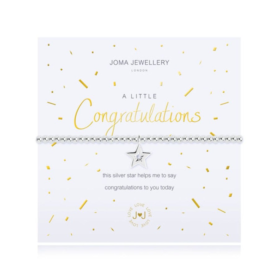 Jewellery & Accessories Joma Jewellery | Joma Jewellery Bracelet - A Little Congratulations