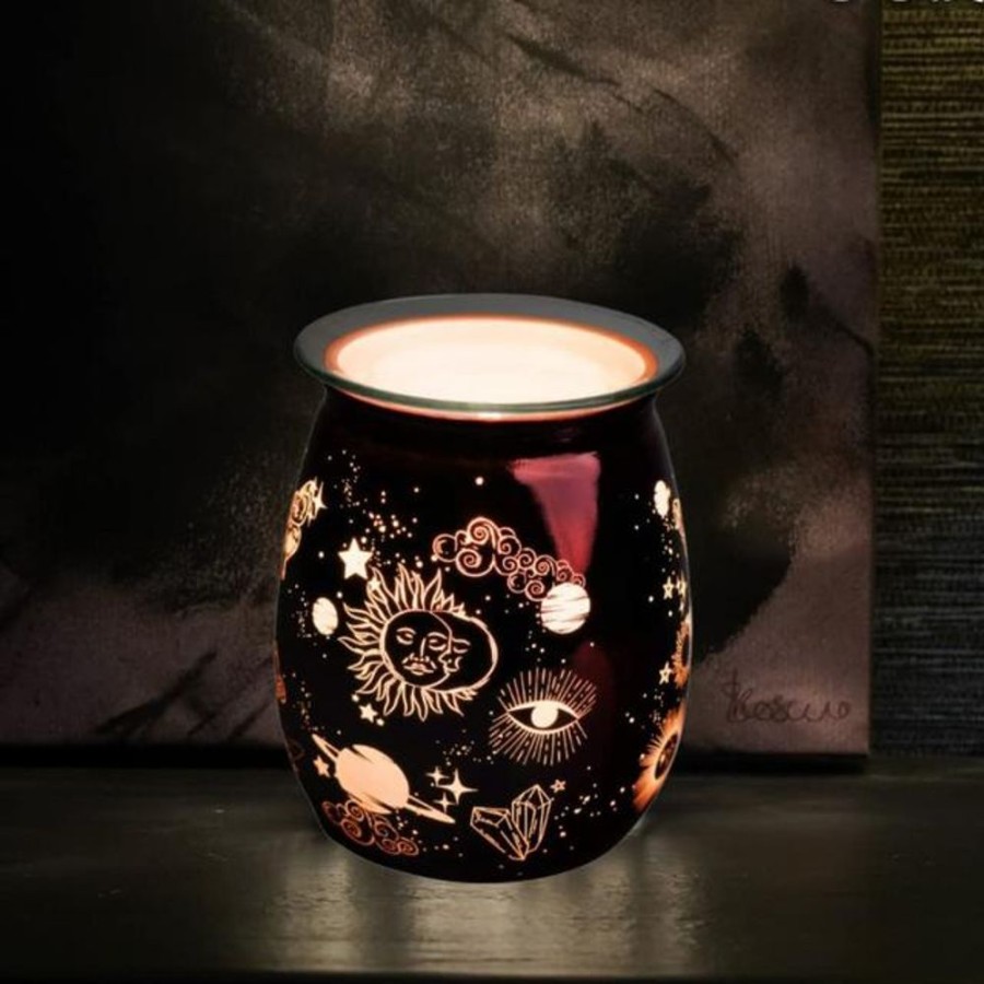 Homeware Cello Cello Lamps | Cello Celestial Electric Wax Burner - Copper