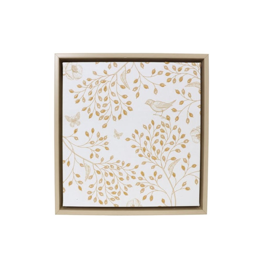 Homeware Splosh Canvases | Splosh Full Bloom - Light Framed Canvas 34 X 35