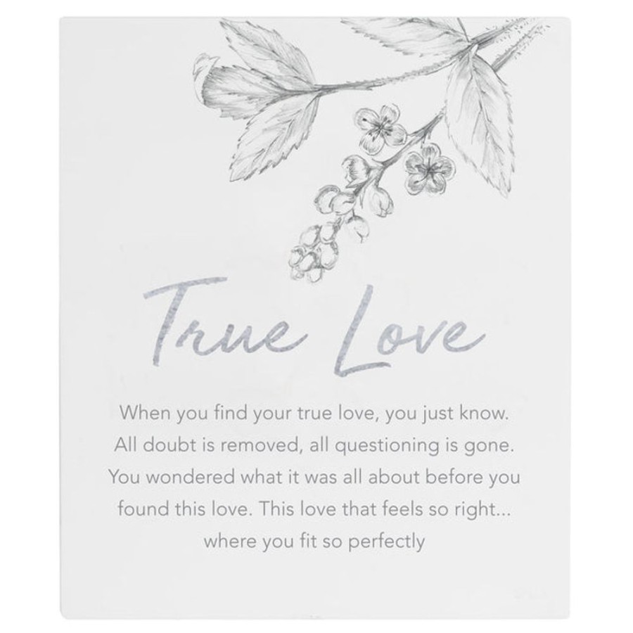 Homeware Splosh Plaques | Splosh Wedding - Verse - True Love