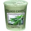 Home Fragrance Village Candle Votive Candles | Village Candle Votive - Sage & Celery