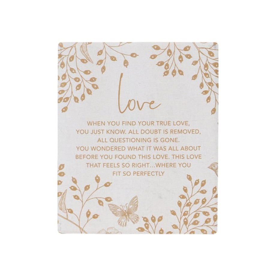 Homeware Splosh Plaques | Splosh Full Bloom - Verse Love