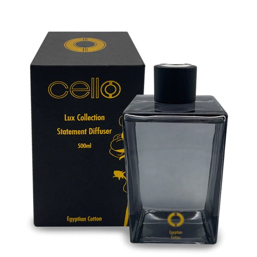 Home Fragrance Cello Reed Diffusers | Cello Lux Statement Reed Diffuser Egyptian Cotton