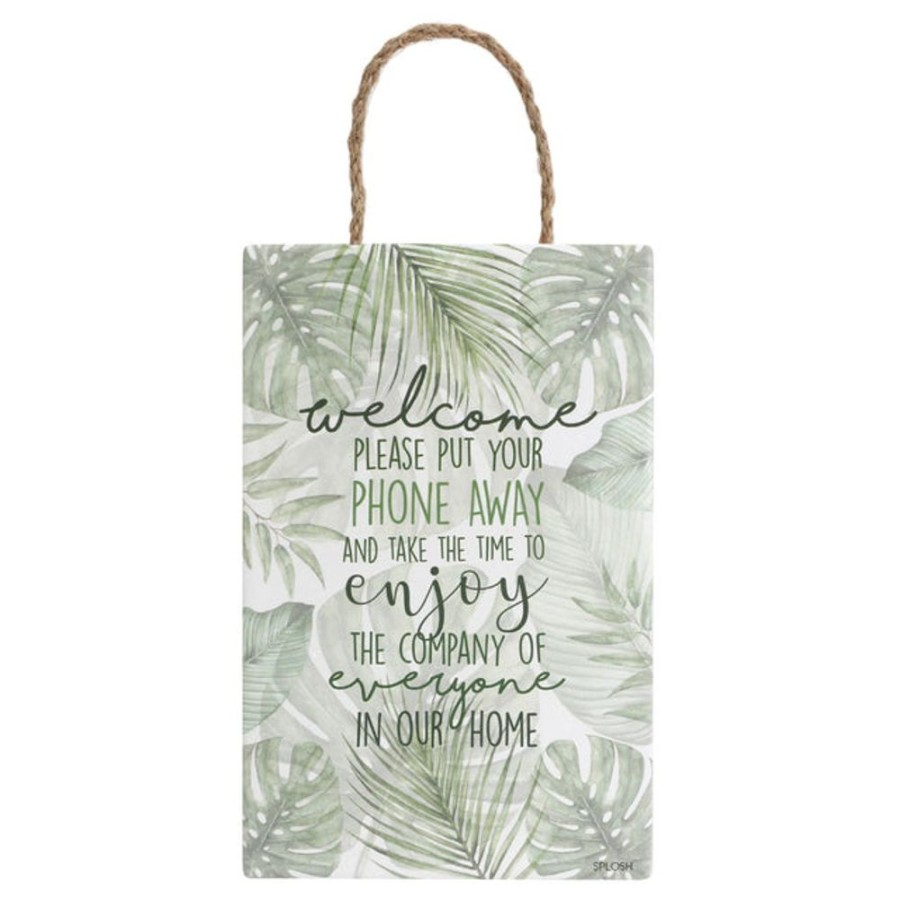 Homeware Splosh Plaques | Splosh Botanical Hanging Sign - Welcome