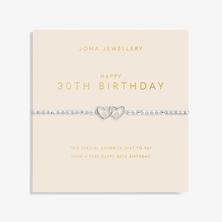 Jewellery & Accessories Joma Jewellery | Joma Jewellery - Forever Yours Happy 30Th Birthday Bracelet